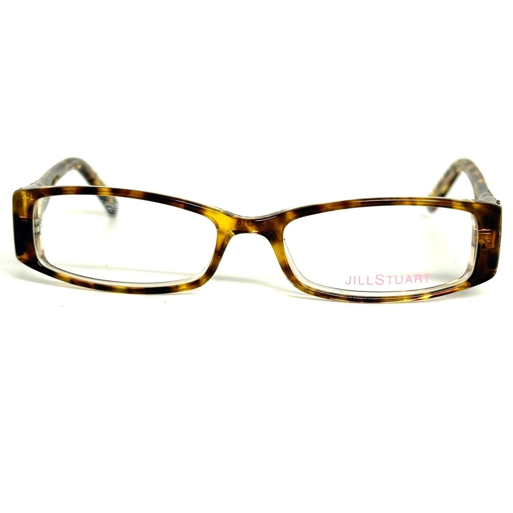 Jill Stuart‎ JS 224A-2 Tortoise Brown Rectangular Eyeglass Frames 51-16-135